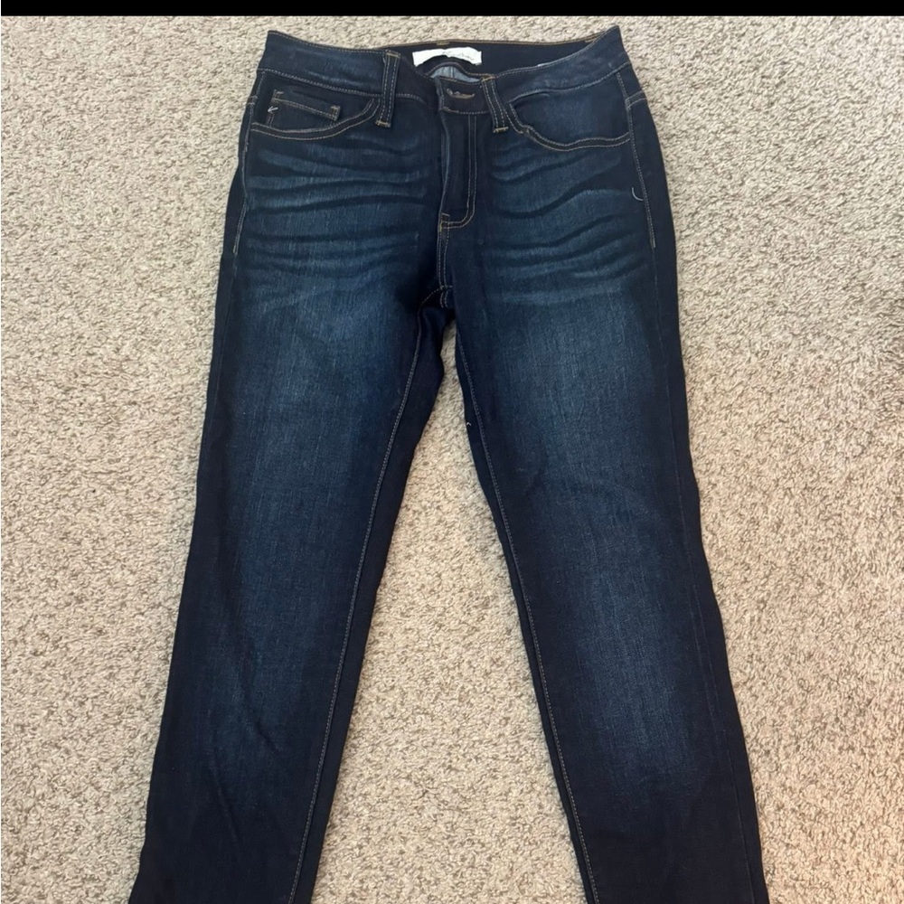 KanCan Women's Deep Indigo Skinny Jeans